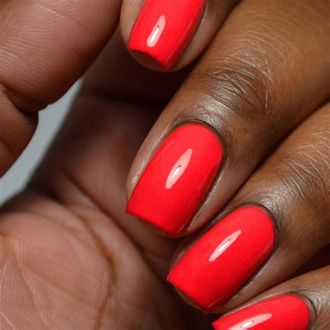 orange poppy nail polish